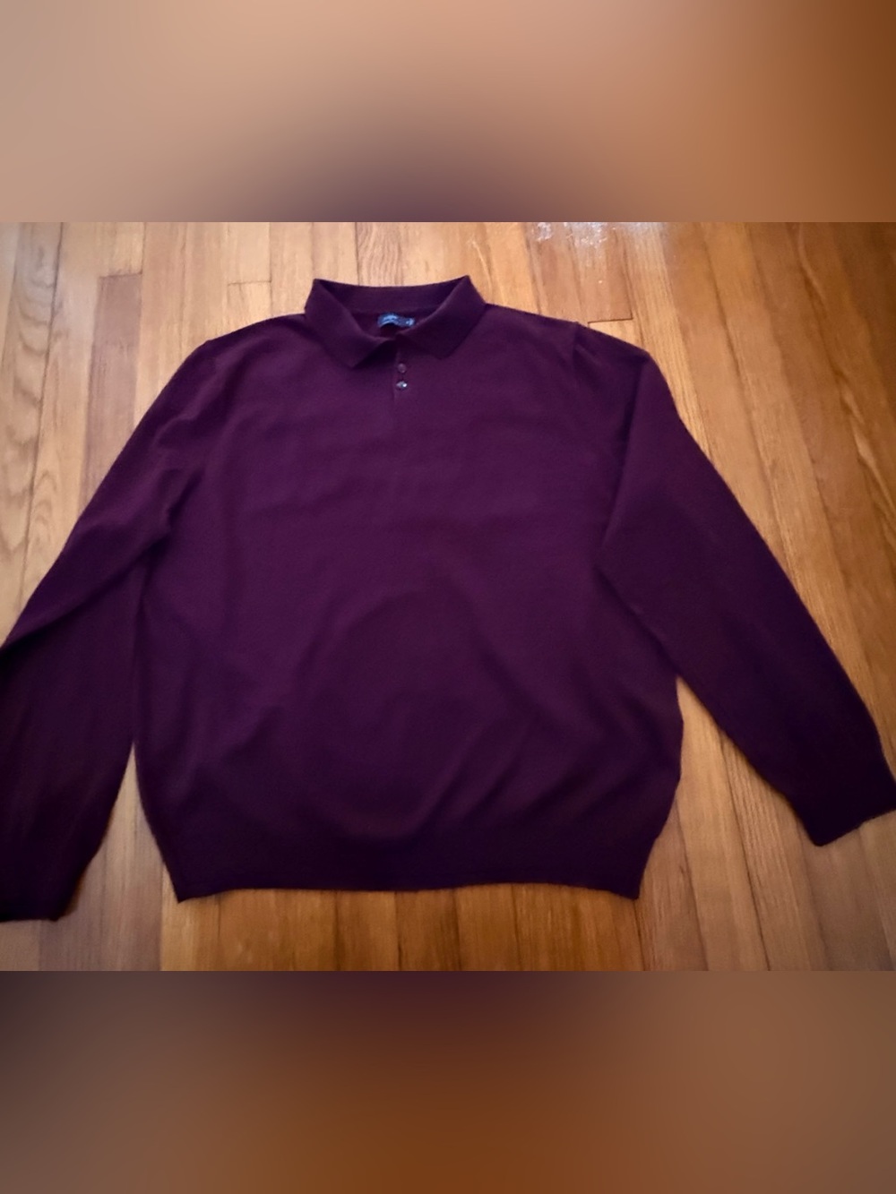 J. Crew Burgundy Polo Sweater Top, Men’s XL
